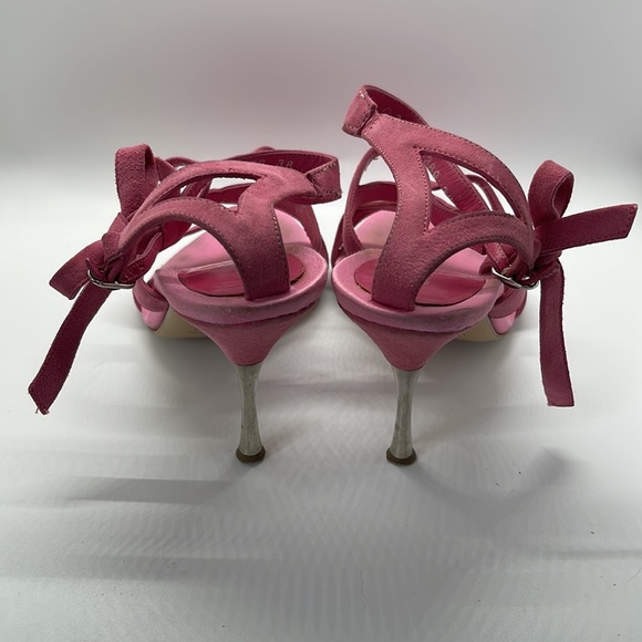 Sergio Rossi pink suede heels - Picture 3 of 8